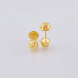 Topos Bola Diamantada 0.65 g / 5 mm Oro Amarillo 18K
