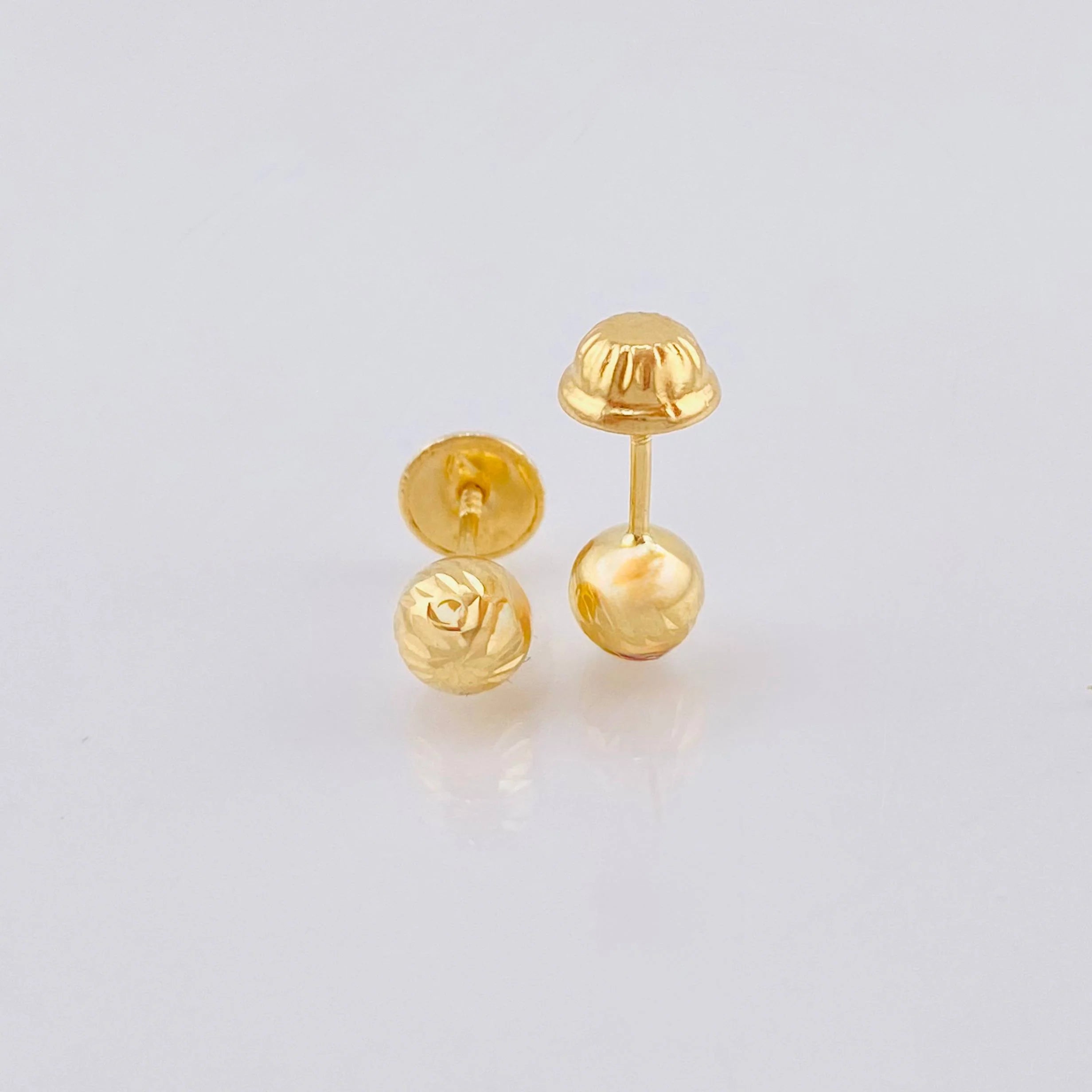 Topos Bola Diamantada 0.7 g / 5 mm Oro Amarillo 18K
