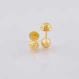 Topos Bola Diamantada 0.7 g / 5 mm Oro Amarillo 18K