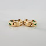 Candongas Carril 0.75 g / 1.1 cm Oro Amarillo 18K