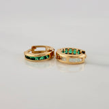 Candongas Carril 0.75 g / 1.1 cm Oro Amarillo 18K