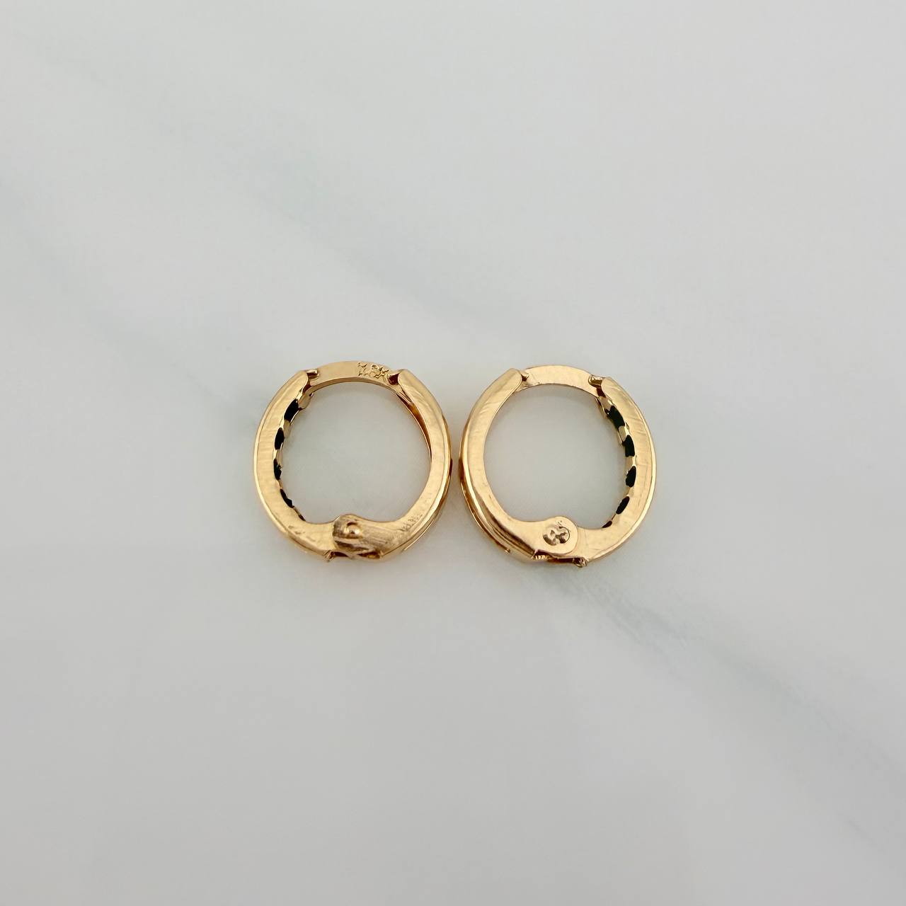 Candongas Carril 0.75 g / 1.1 cm Oro Amarillo 18K