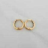 Candongas Carril 1.1gr / 1cm / Oro Amarillo 18K %