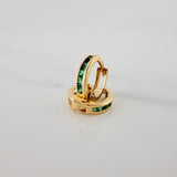 Candongas Carril 0.75 g / 1.1 cm Oro Amarillo 18K