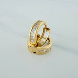 Candongas Carril 1.75 g / 1.2 cm Oro Amarillo 18K