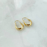 Candongas Ash Lunas 0.75gr / 1.6cm / Lisas Oro Amarillo 18K ©