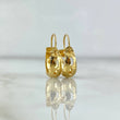 Candongas Ash Lunas 0.75gr / 1.6cm / Lisas Oro Amarillo 18K ©