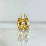 Candongas Ash Lunas 0.75gr / 1.6cm / Lisas Oro Amarillo 18K ©