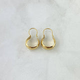 Candongas Ash 0.75gr / 1.6cm / Lisas Oro Amarillo 18K ©