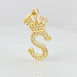Dije Corona Letra S 1.8gr / 2.6cm / Oro Amarillo 18K ©