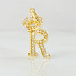 Dije Corona Letra R 1.75gr / 2.6cm / Oro Amarillo 18K ©