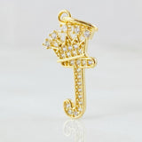 Dije Corona Letra J 1.4gr / 2.6cm / Oro Amarillo 18K ©