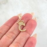 Dije Corona Letra C 1.55gr / 2.6cm / Oro Amarillo 18K ©