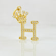 Dije Corona Letra H 1.95 g / 2.6 cm Oro Amarillo 18K