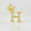 Dije Corona Letra H 2.05gr / 2.5cm / Oro Amarillo 18K
