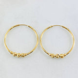 Candongas Trio 1.6gr / 2.5cm / Oro Amarillo 18K