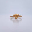 Anillo Medusa 2.75gr / T6 1/2 / Circones Blancos Oro Amarillo 18K $