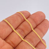 Cadena China  2.8gr / 45cm / 1.85mm Oro Amarillo +1$