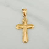Dije Cruz 0.9gr / 3cm / Oro Amarillo 18K %