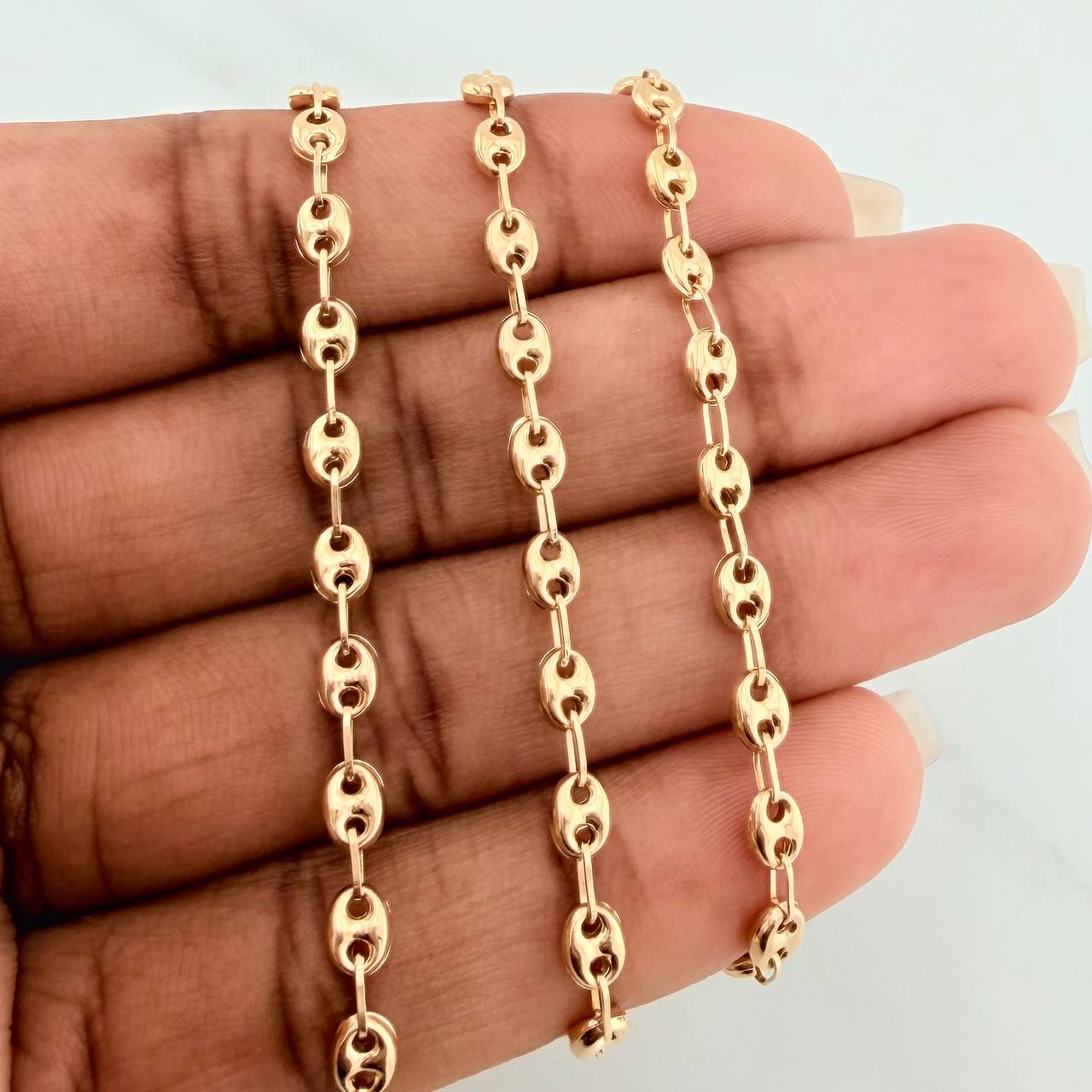 Cadena GC 5.4gr / 50.5cm / 4mm Oro Amarillo 18K %