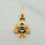 Dije Pato Bolsas De Dinero 1.45gr / 2.4cm / Oro Amarillo 18K %