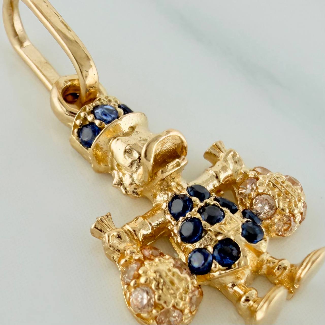 Dije Pato Bolsas De Dinero 1.55gr / 2.4cm / Oro Amarillo 18K %