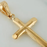 Dije Cruz Puntas Planas 0.65 g / 2.8 cm Oro Amarillo 18K