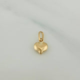 Dije Corazon 0.3gr / 1.3cm / Soplado Oro Amarillo &