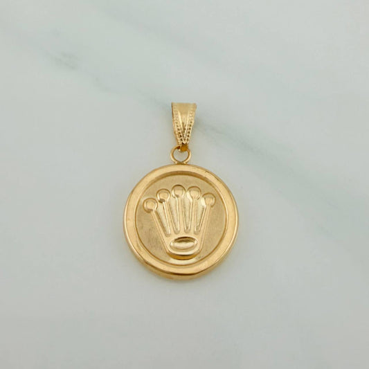 Dije Corona 1.2 g / 2.5 cm Oro Amarillo 18K