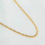 Cadena Singapur 1.45 g / 40 cm / 1.2 mm Oro Amarillo 18K