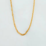 Cadena Singapur 1.45 g / 40 cm / 1.2 mm Oro Amarillo 18K