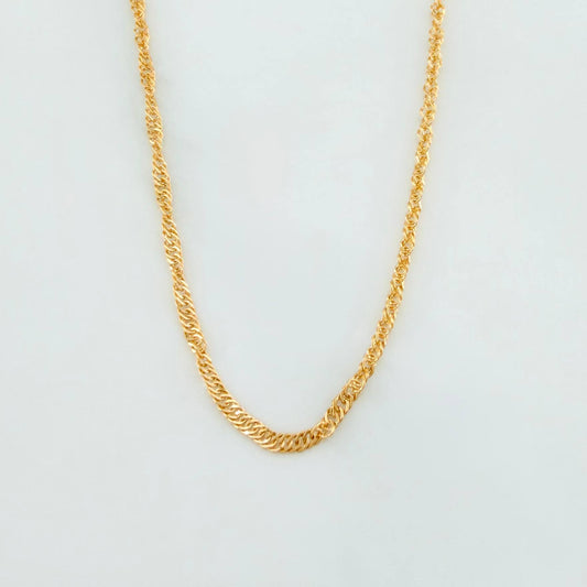 Cadena Singapur 1.6 g / 45 cm / 1.25 mm Oro Amarillo 18K