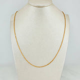 Cadena Singapur 1.45 g / 40 cm / 1.2 mm Oro Amarillo 18K