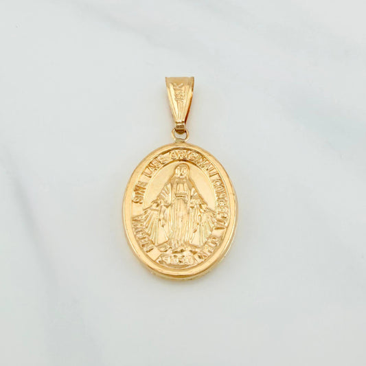 Dije Virgen Milagrosa 2 g / 3.5 cm Oro Amarillo 18K