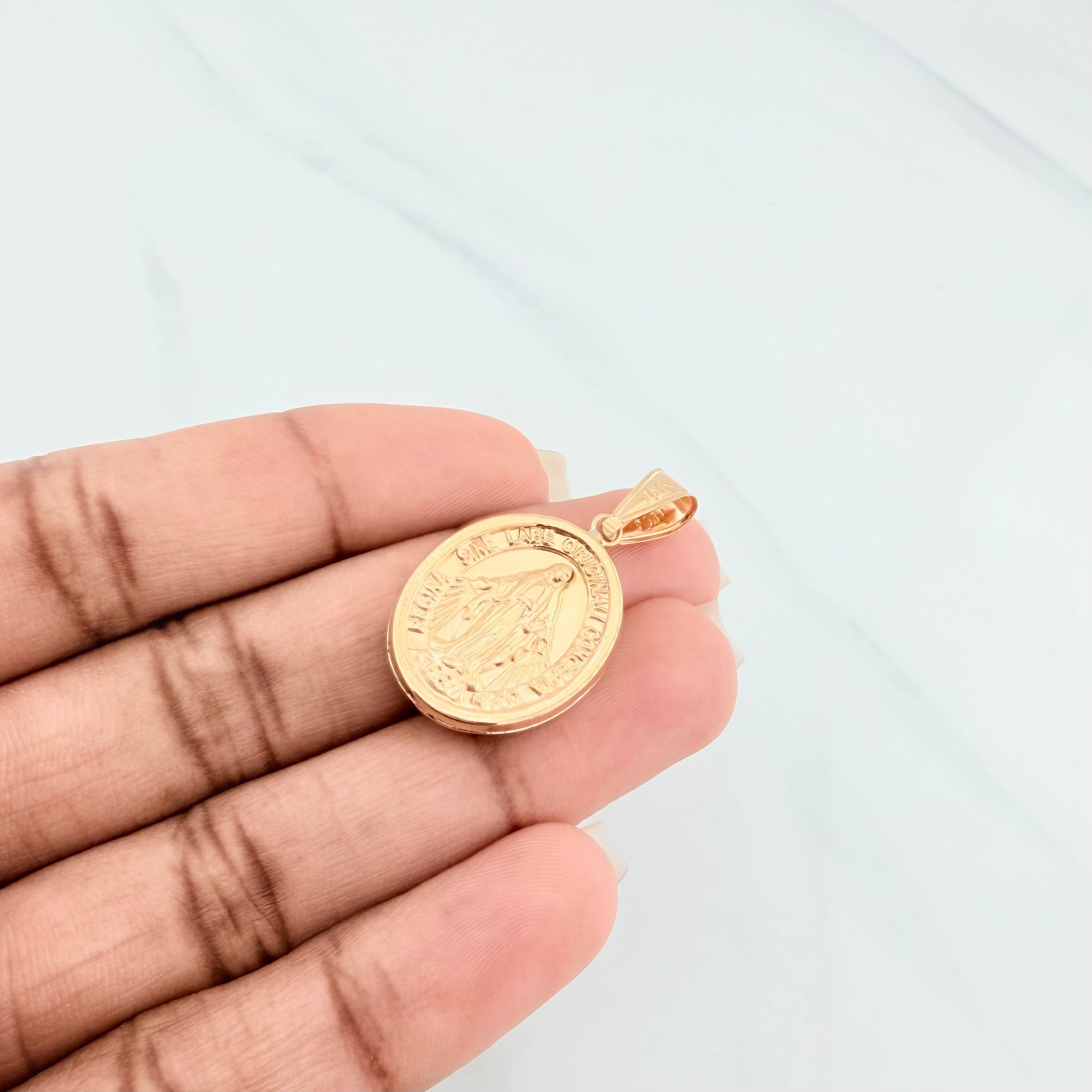 Dije Virgen Milagrosa 2 g / 3.5 cm Oro Amarillo 18K