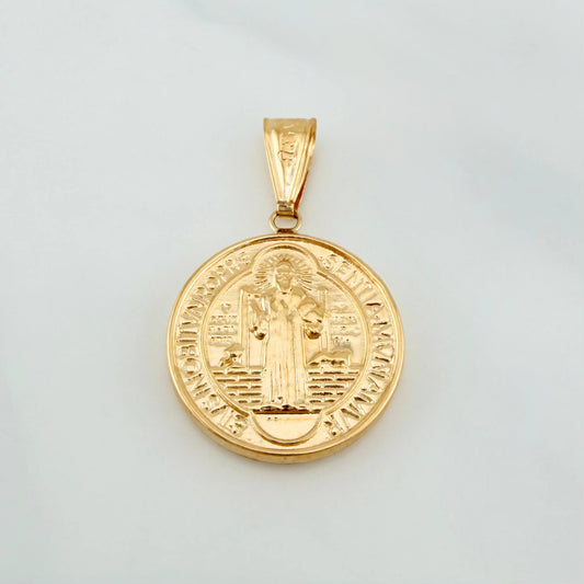 Dije San Benito 2.6 g / 3.5 cm Oro Amarillo 18K