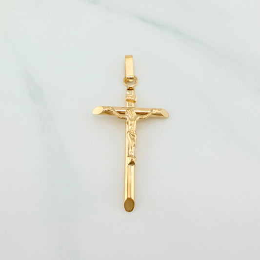 Dije Cruz Cristo 1.25 g / 4 cm Oro Amarillo 18K