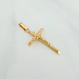 Dije Cruz Cristo 1.2 g / 4 cm Oro Amarillo 18K