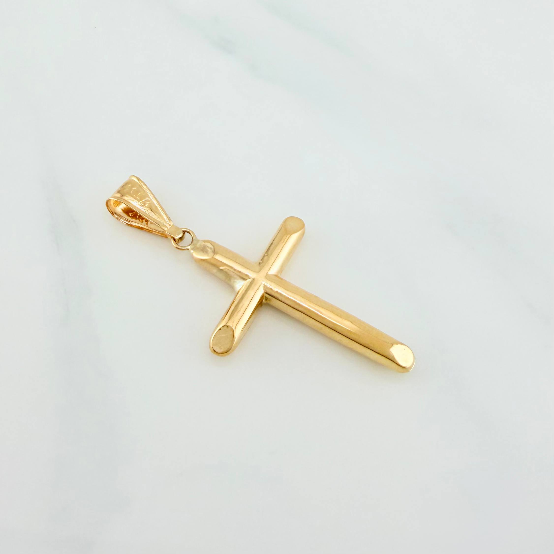 Dije Cruz 1.25 g / 4.5 cm Oro Amarillo 18K