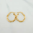 Candongas Demi 1.3 g / 1.7 cm Oro Amarillo 18K