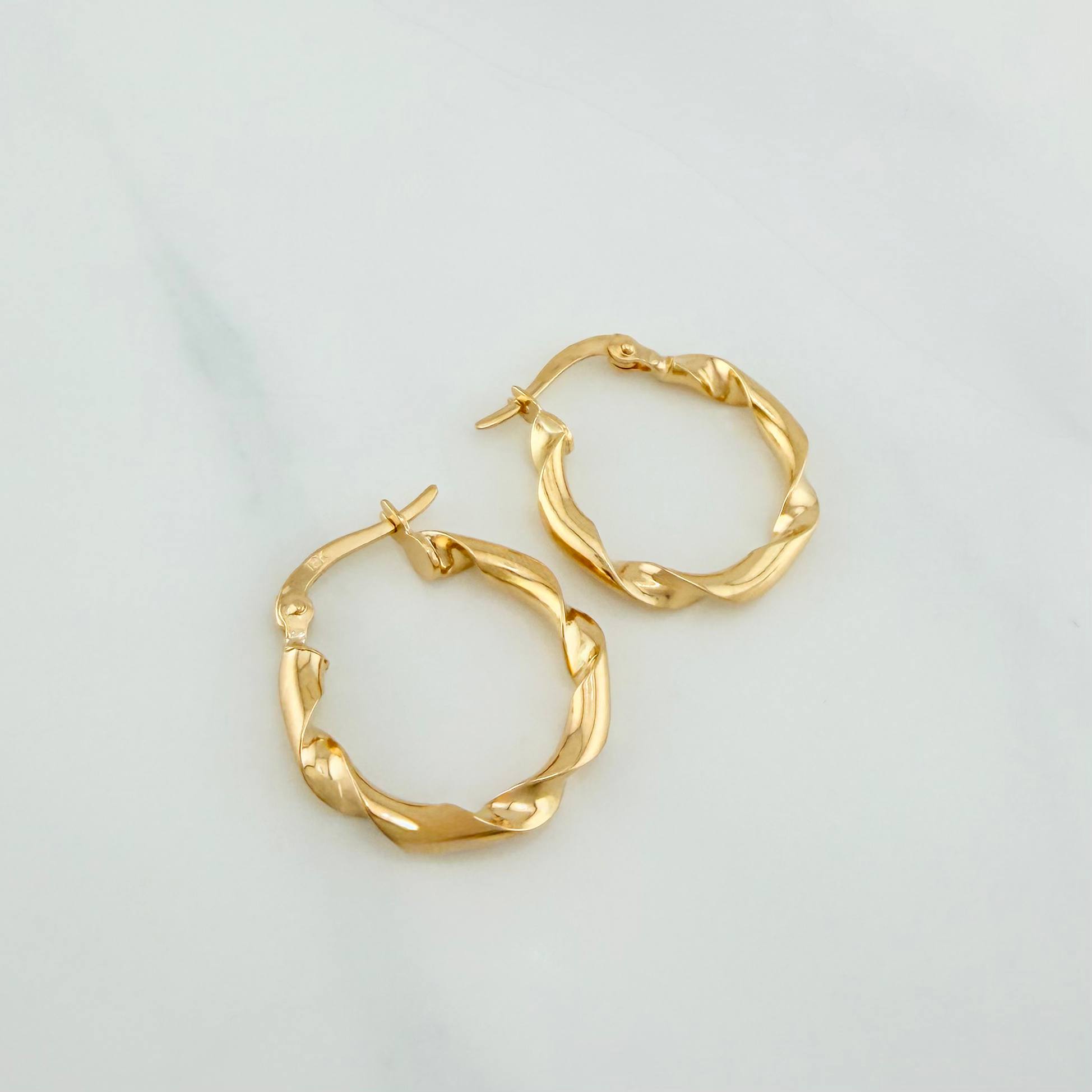Candongas Demi 1.3 g / 1.7 cm Oro Amarillo 18K