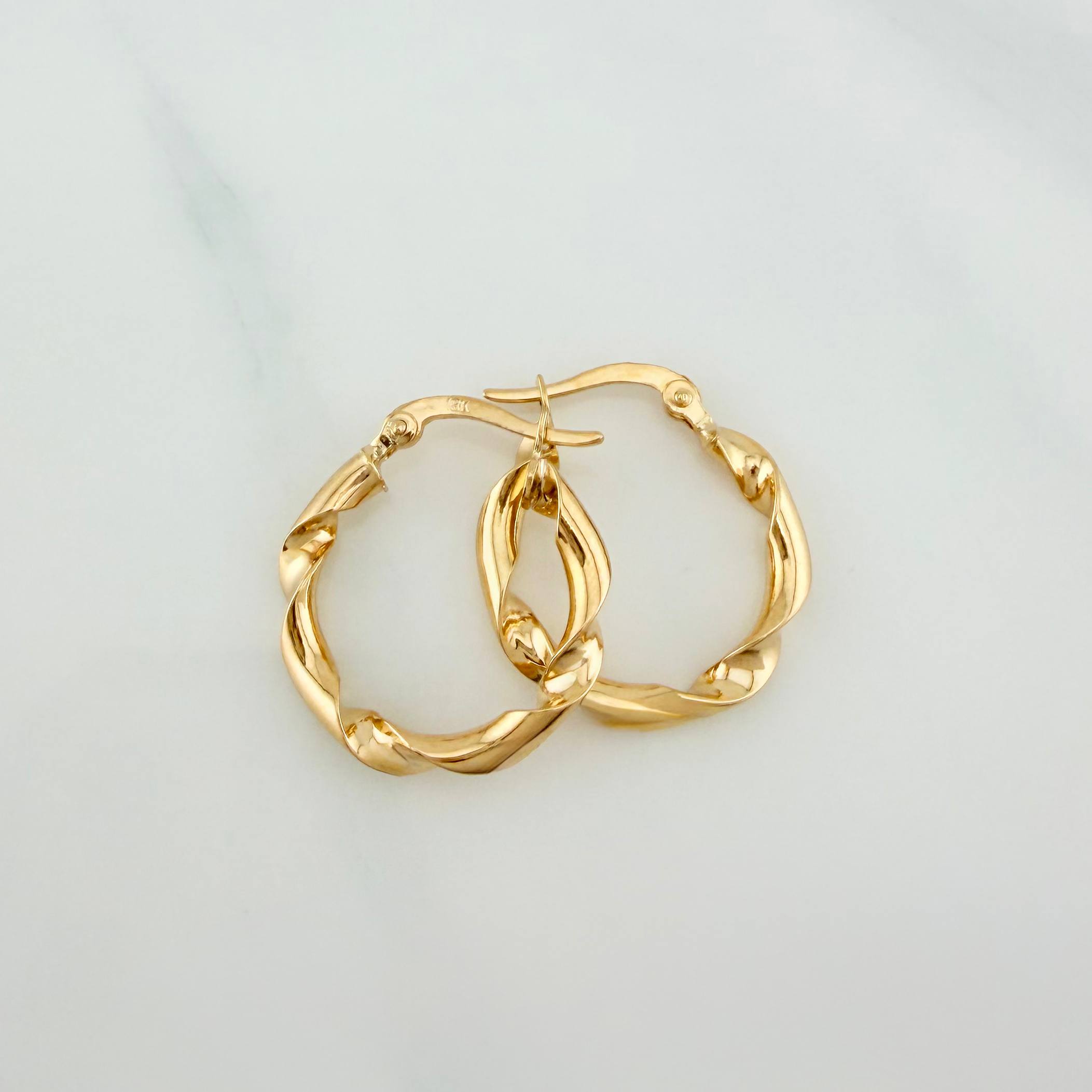 Candongas Demi 1.3 g / 1.7 cm Oro Amarillo 18K
