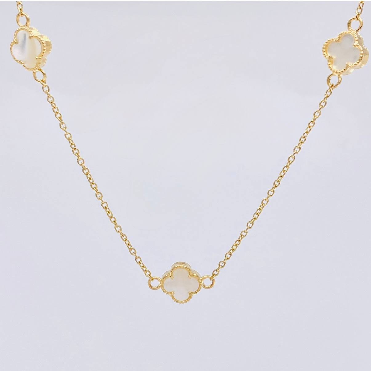 Cadena Aro Seguido Trebol 5.85 g / 50.7 cm / 1.5 mm Oro Amarillo 18K