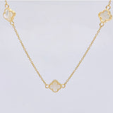 Cadena Aro Seguido Trebol 5.85 g / 50.8 cm / 1.5 mm Oro Amarillo 18K