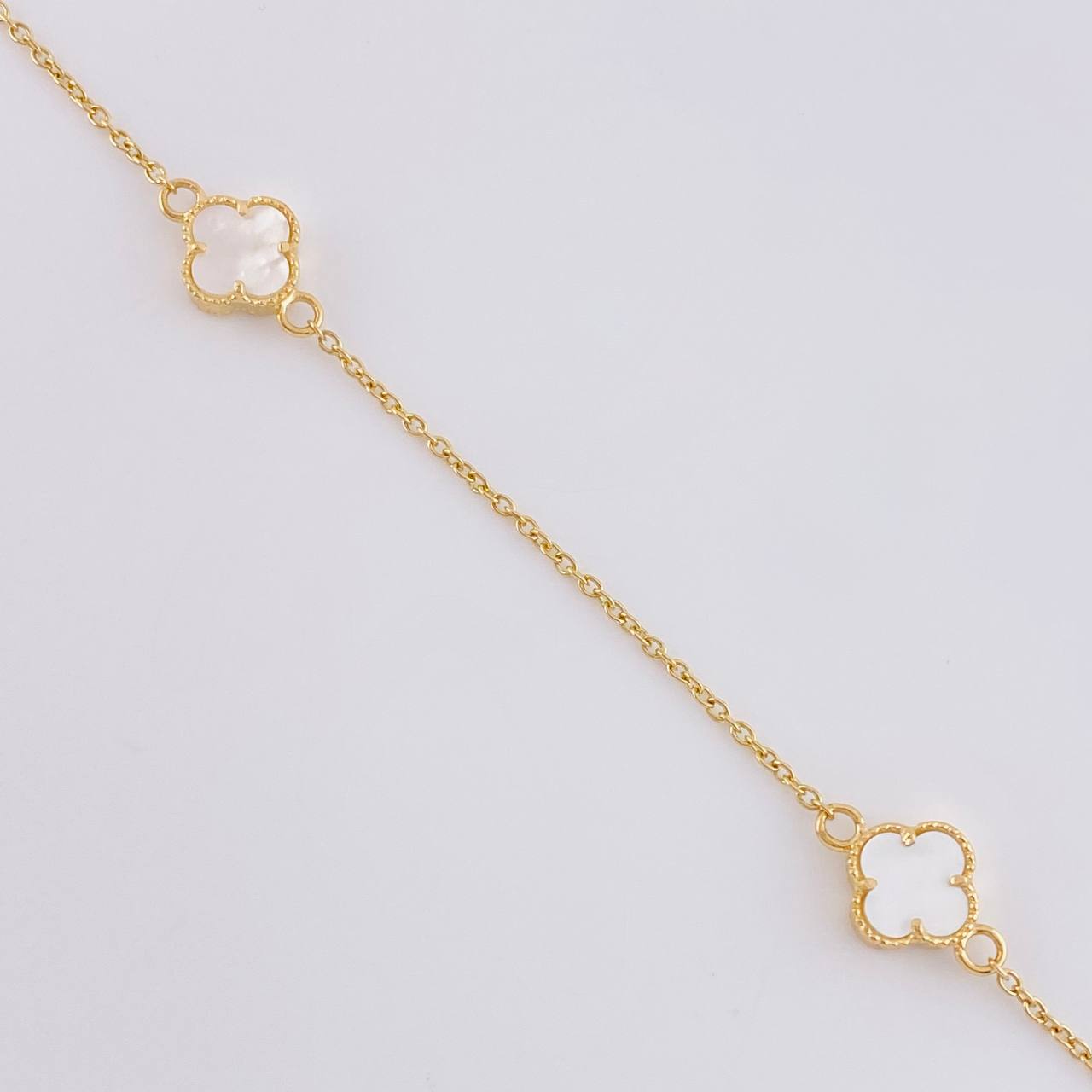 Cadena Aro Seguido Trebol 8.75 g / 50.4 cm / 1.5 mm Oro Amarillo 18K