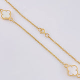 Cadena Aro Seguido Trebol 8.75 g / 50.4 cm / 1.5 mm Oro Amarillo 18K