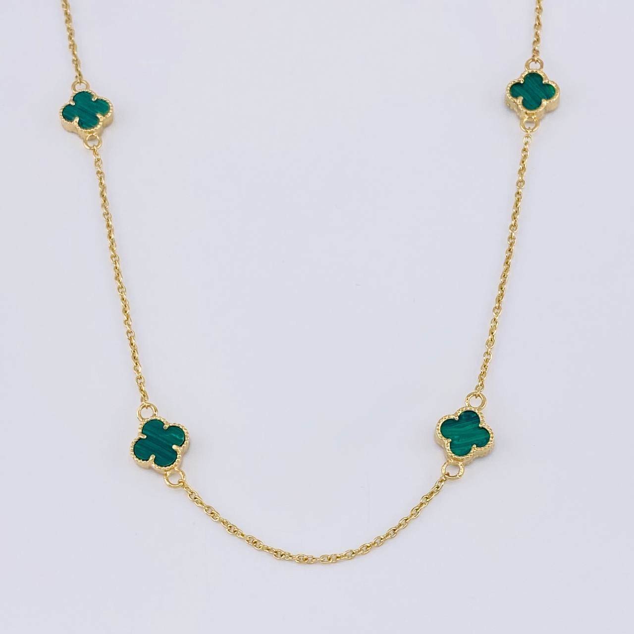Cadena Aro Seguido Trebol 8.35 g / 51.3 cm / 1.5 mm Oro Amarillo 18K
