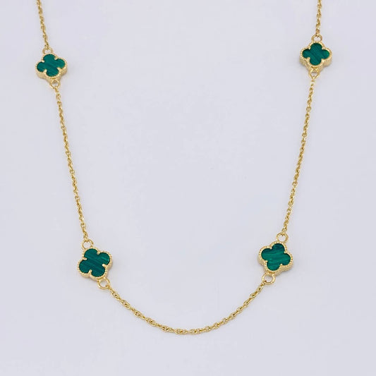 Cadena Aro Seguido Trebol 8.35 g / 51.3 cm / 1.5 mm Oro Amarillo 18K