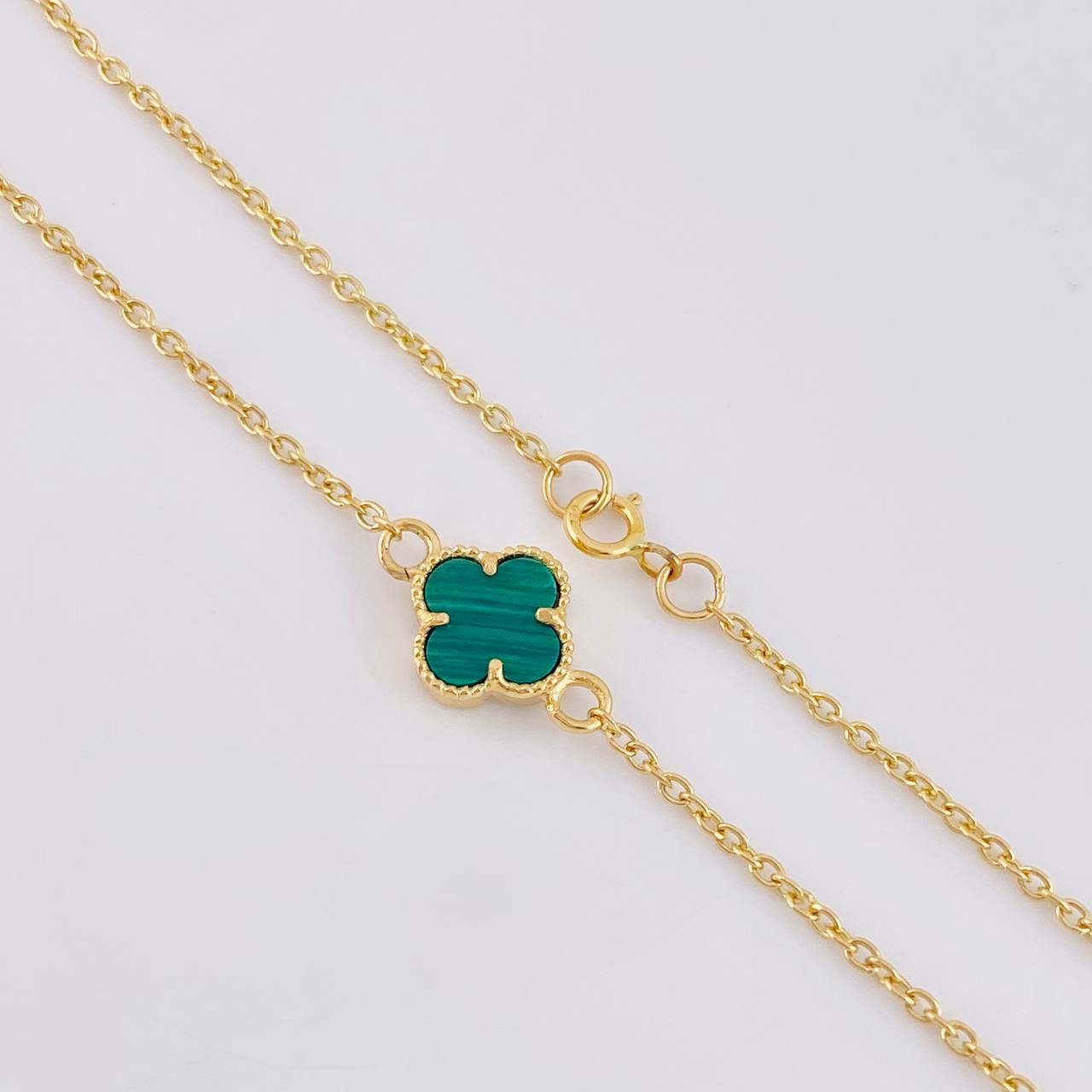 Cadena Aro Seguido Trebol 8.35 g / 51.3 cm / 1.5 mm Oro Amarillo 18K
