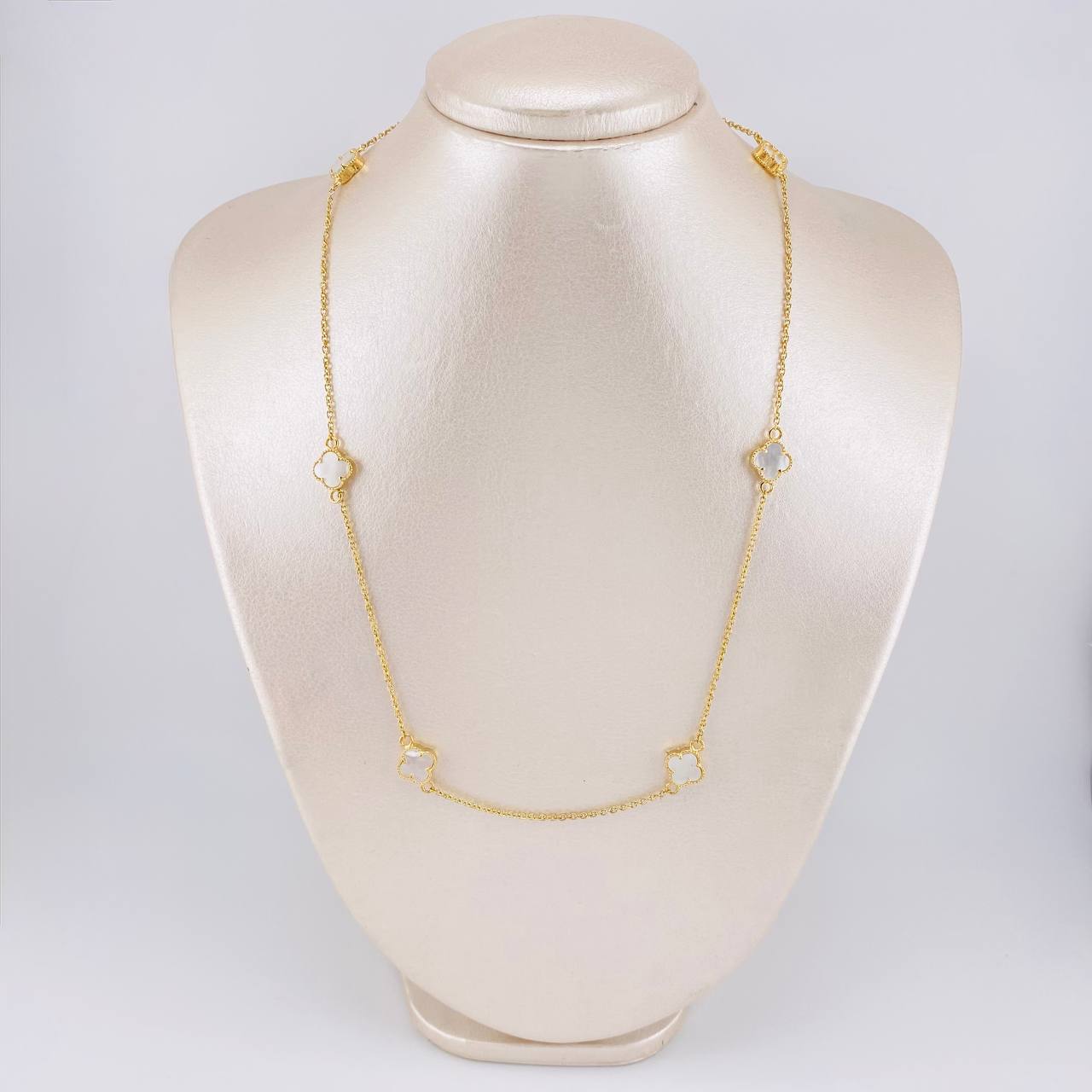 Cadena Aro Seguido Trebol 8.75 g / 50.4 cm / 1.5 mm Oro Amarillo 18K